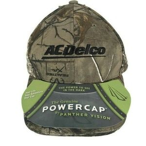 AC Delco Mens Powercap Baseball Cap Brown Camo